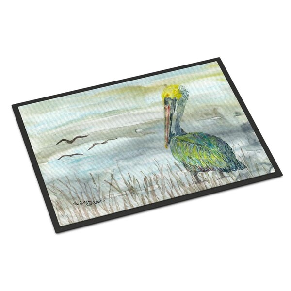 Carolines Treasures 24 x 36 in. Pelican Watercolor Indoor or Outdoor Mat SC2008JMAT - main